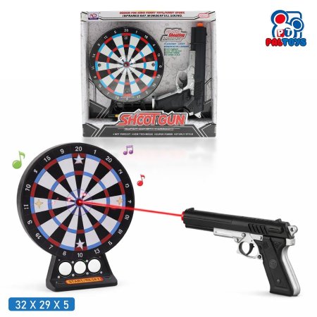 مسدس تصويب ليزر مع هدف (Shooting Target Set)